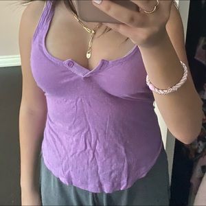 Purple tank top